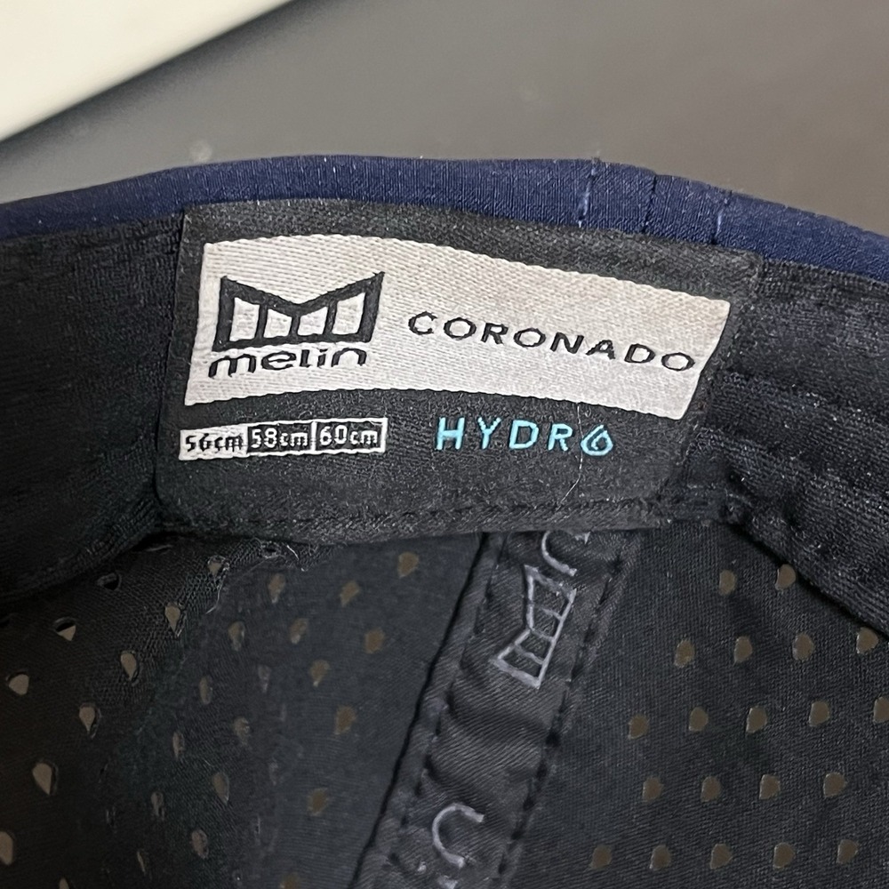 Melin Hydro Coronado Snapback Mesh Back Hat Blue Rope Size Small 3D Logo - Picture 7 of 8